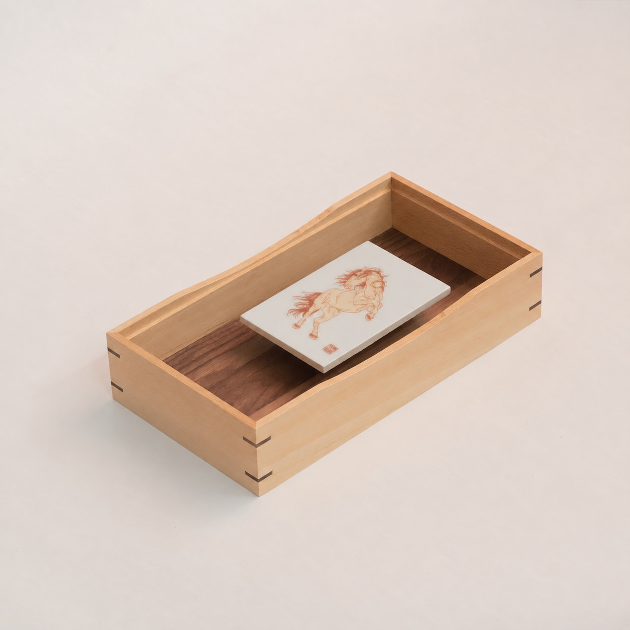 Single Horse No. 5 — Mini Porcelain Painting - Image 3