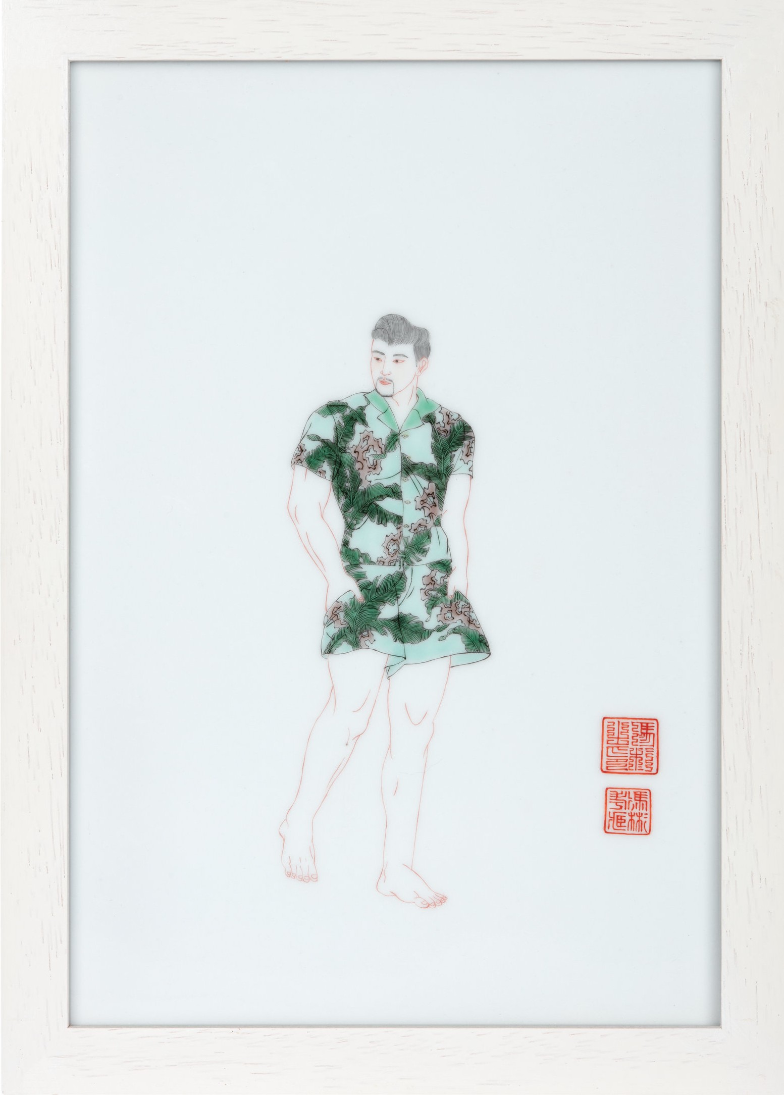 Suitman in a Hawaiian Shirt #1