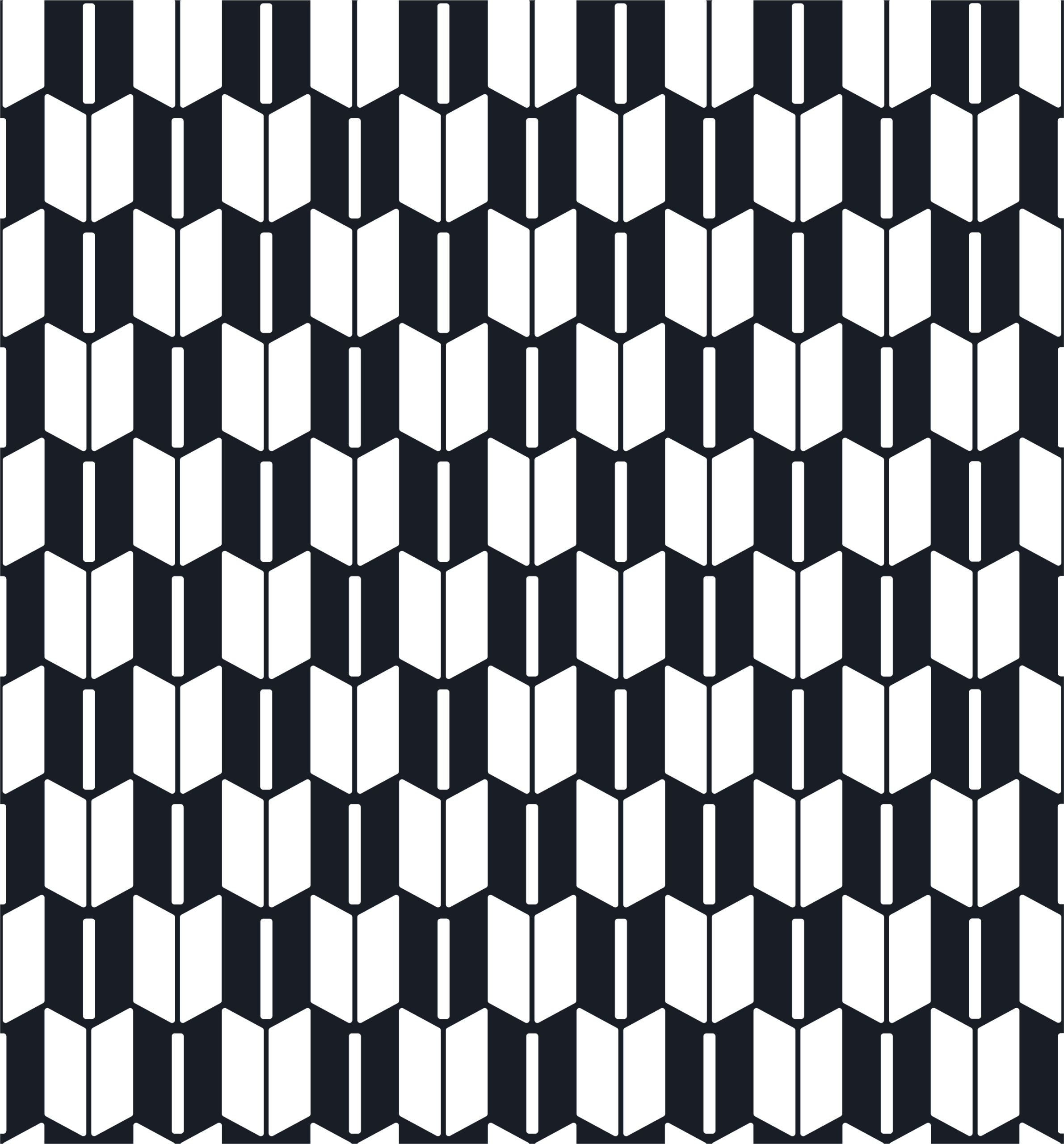 Black and White Geometric Arrow-Feather Motifs — Suitman Pattern 238