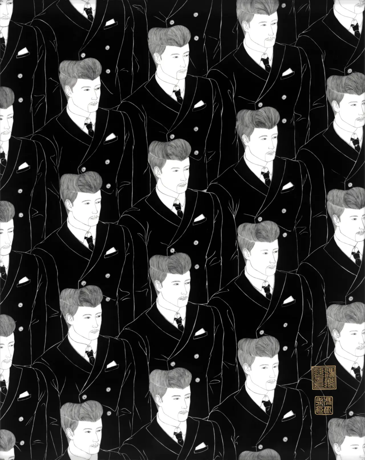 An Array of Suitmen